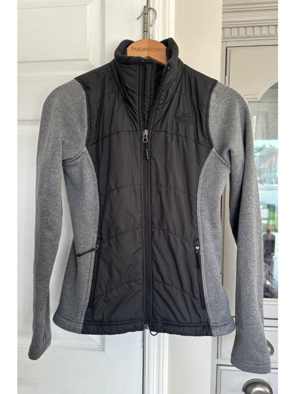 The North Face Agave Mash-Up Jacket Women's XS Black Grey Full Zip